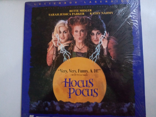 Laserdisc Película Hocus Pocus Abracadabra Perfecto Estado