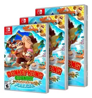 Combo Com 3 Donkey Kong Country Tropical Freeze Switch Fisic