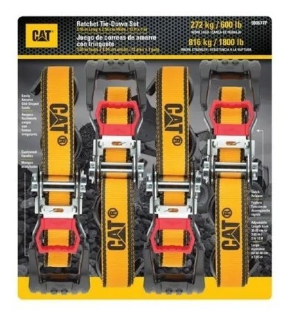  Trinquete 3.6 Mt X 2.5 Cm 4 Unidades Cat Ratchet 