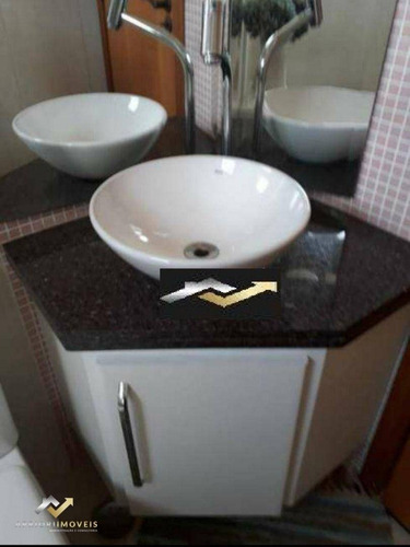 Cobertura Com 2 Dormitórios À Venda, 155 M² Por R$ 445.000,00 - Vila Pires - Santo André/sp - Co1022
