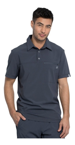 Top Hombre Stilo Polo D Uniforme Clinico Infinity, 825 Gris