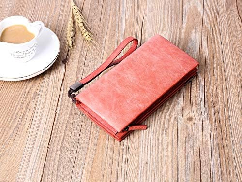 Keleel Cartera Para Mujer Con Bloqueo Rfid Cartera De Cuero