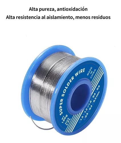 Rollo soldadura para cautín 200g 1mm 60-40