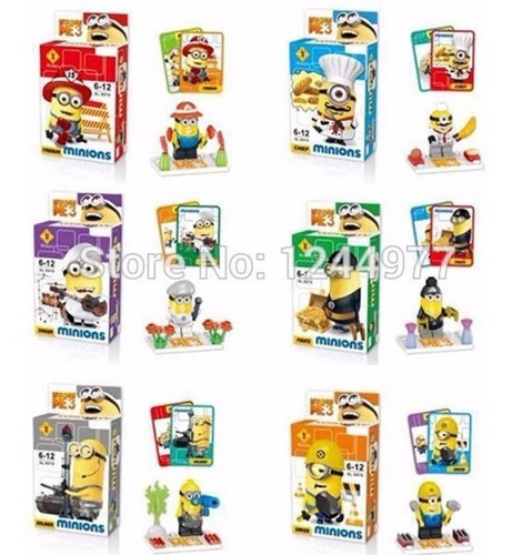 Set Lego Compatible 6 Figuras Minions