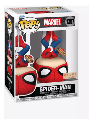 Funko Pop Marvel Spider Man Hanging 1357 Box Lunch Exclusive