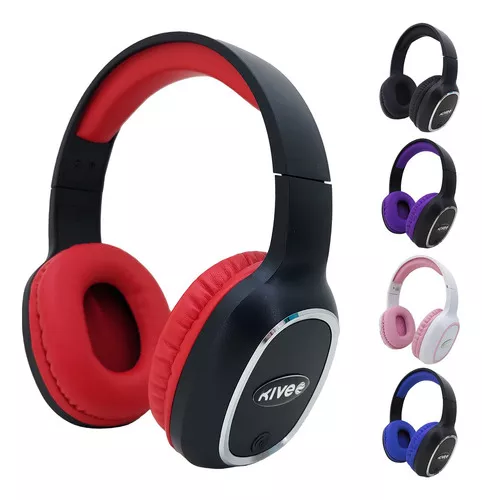 Auriculares Bluetooth Sem Fio Jogo Correndo Cartão Música Computador Celular  Vermelho