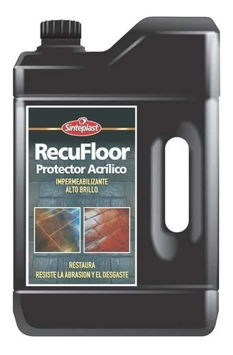 Recu.floor Protector Acr. Transparente X 5 L + Lija