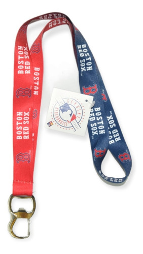 Boston Red Sox Porta Gafete Bi-tono Importado 100% Original