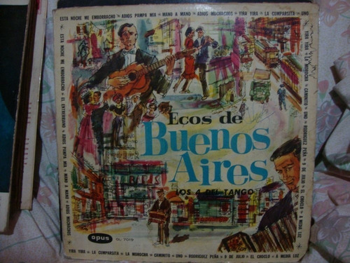 Vinilo Los 4 Del Tango Ecos De Buenos Aires T1