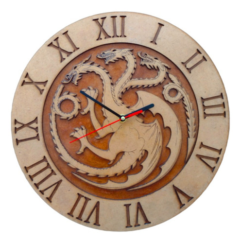 Reloj De Pared Decorativo Game Of Thrones