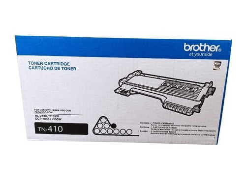 Cartucho De Toner Brother Tn-410 Negro, Para Hl-2130