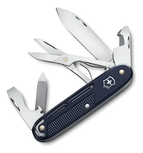 Faca multiuso Victorinox Synergy X Alox Dark Blue com 10