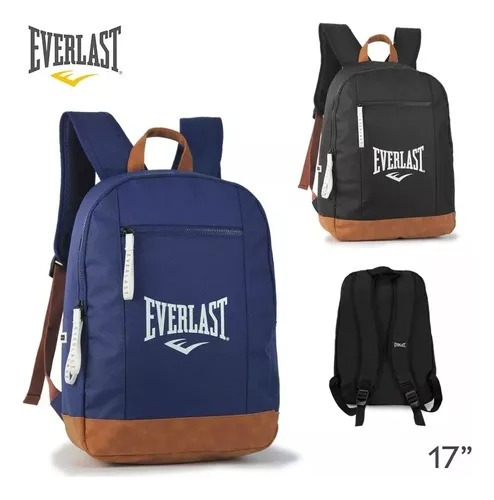 Imagen 3 de 6 de Mochila Everlast Urbana Tela Reforzada Urbana Colegiotrabajo