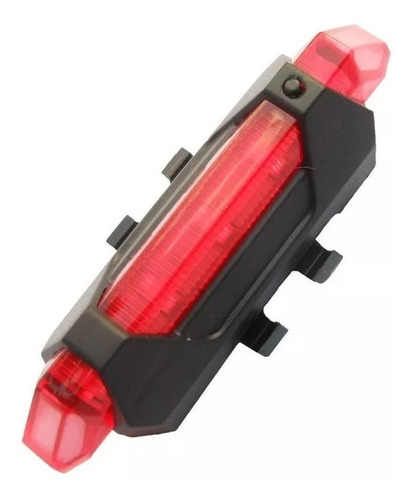 Luces Luz Bicicleta Led Usb Recargables Rojo