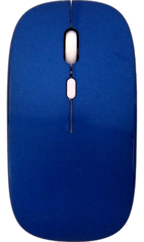 Mouse Inalámbrico Recargable Bluetooth Dual - Azul