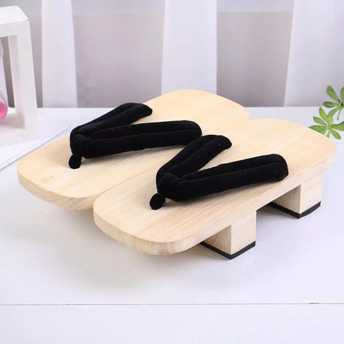 Zuecos Japoneses De Madera For El Hogar, Zapatos Y Zapatill