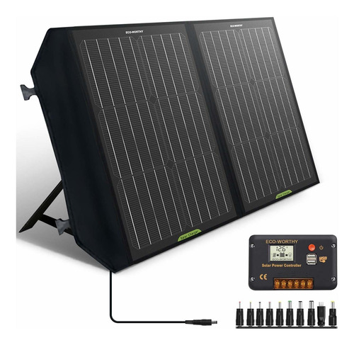 Eco-worthy 60w 120w Kit De Cargador De Panel Solar Plegable