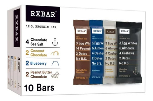 Rxbar Paquete Variado De Barritas De Super Proteina 