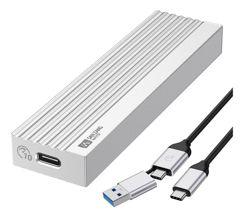 Sanzang M.2 Nvme Ssd Ssd Closure, Usb 3.1 Gen2 (10 Gbo) Tipo