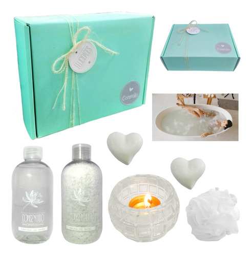 Kit Caja Regalo Navidad Box Spa Jazmín Set Zen Aroma N61 