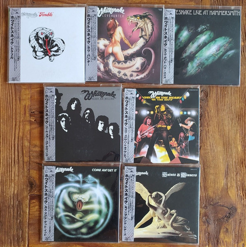 Whitesnake Albumes 1978-1982 Remasters Cd Japón Empaque Espe