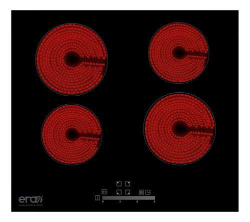 Parrilla eléctrica ERA PEI-4-60 negra 110V