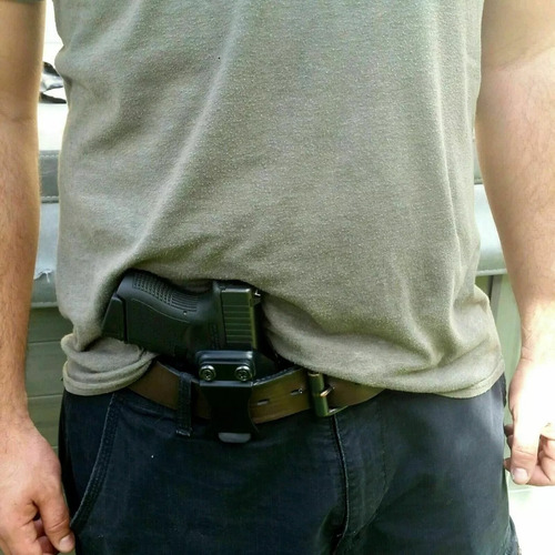 Funda Universal Kydex Iwb Para Glock 25 17 19 Oculta Zurdo/diestro Negro