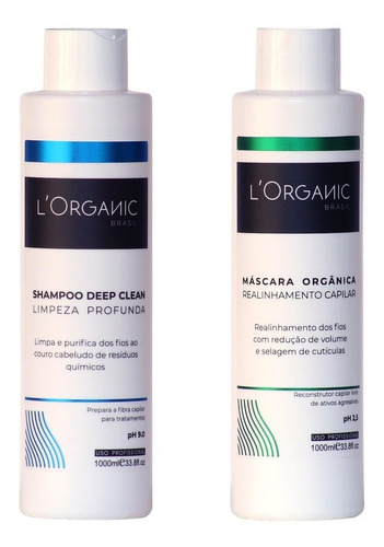 Imagem 1 de 7 de Kit Progressiva Orgânica Sem Formol Antifrizz Alisamento