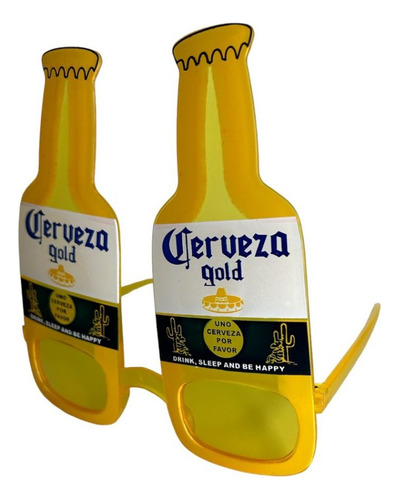 Lentes De Cerveza Corona Disfraz Cotillón Ltf Shop 