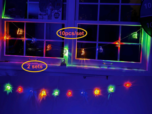 Luces De Cuerda Bundle 2 Sets Decoración Navideña Perfecta,