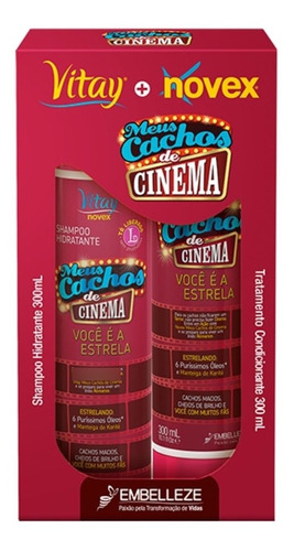 Kit Shampoo + Acondicionador Meus Cachos De Cinema