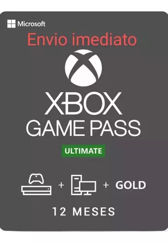 Game Pass Ultimate 12 Meses Código 25 Dígitos - Xbox One