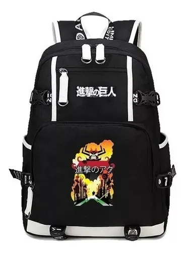 Mochila escolar de anime Shingeki No Kyojin Ataque On 2022 Color