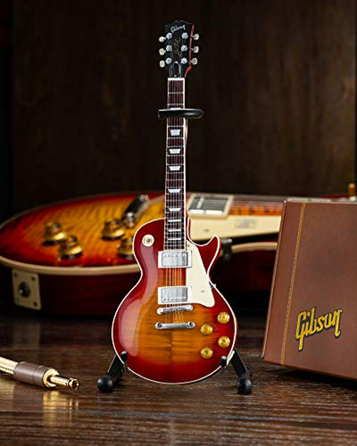 Mini Guitarra Gibson '59 Les Paul De Jimmy Page En Cherry Su