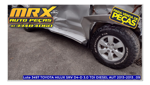 Sucata Toyota Hilux Srv D4-d 4x4 3.0 Diesel Aut 2013 Pecas