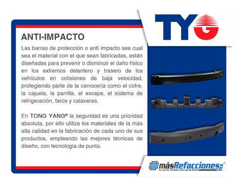 Anti Impacto Tra Honda Accord 13-15 Tong Yang