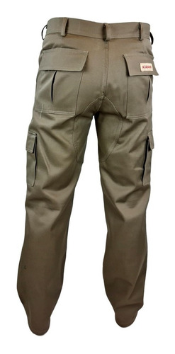 Pantalon Azabache Cargo Especial Del 56 Al 60 (46046)