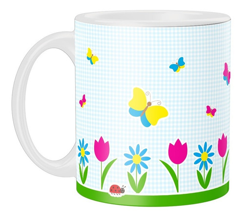 Caneca Personalizada Jardim - Cerâmica 325ml Natureza Giftme