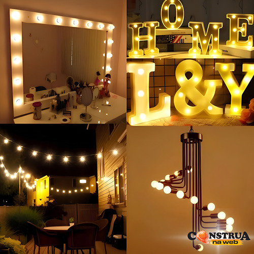 Kit 20 Lâmpada Led Bolinha 3w 3k E 6k Frio Varal Bivolt Ctb