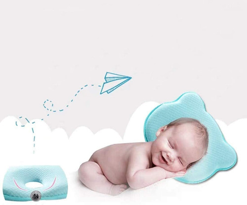 Imagen 7 de 8 de Almohada Bebe Memory Foam Almohada Prevenir Cabeza Plana
