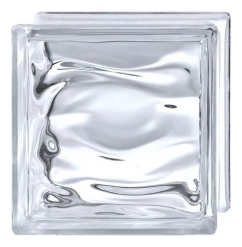 Ladrillo De Vidrio Nube Cristal 19cm X 19cm X 8cm