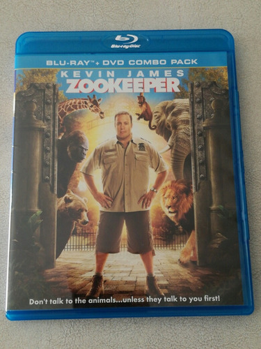 El Guardián Del Zoológico - Kevin James - Combo Blu Ray Dvd