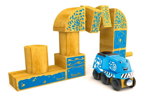 Imagen 2 de 10 de Trencity Lavadero Splash- Colección Bloques - Tienda Oficial