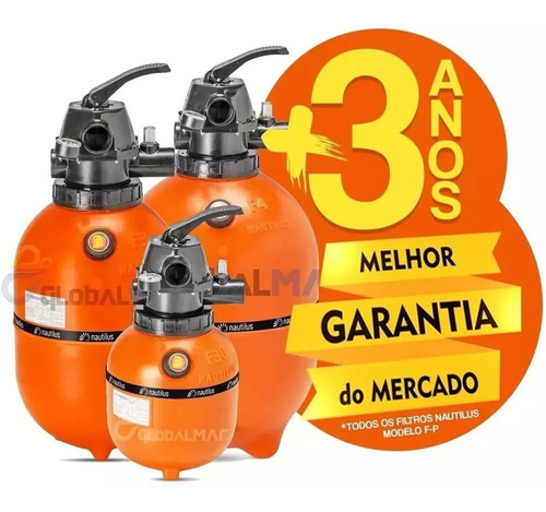 Bomba Com Motor 1/2 Cv Para Piscinas Pré-filtro Weg Nautilus