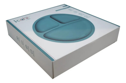 Plato Silicona Con Ventosa Y Tapa Bebe Kido Keep