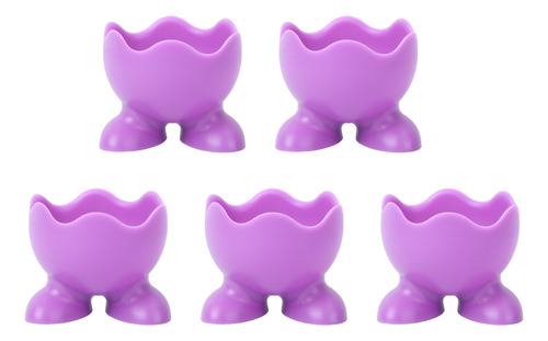 5 Portavasos De Silicona Para Huevos Cocidos (rando)