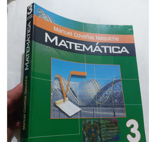 Libro Matemática 3° Año Secundaria Manuel Coveñas