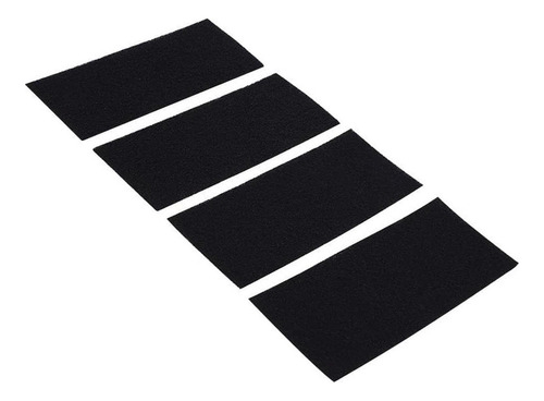 4x Filtro De Carbón Herramienta Duradera Rectangular Para