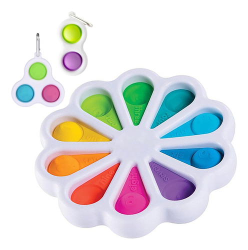 3 Bebé Sensorial Fidget Simple Hyuelo Juguete Temprano Educa