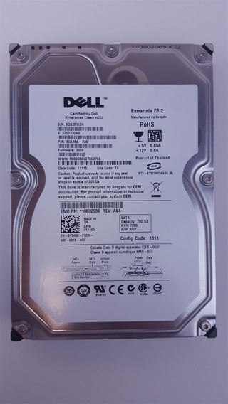 01Ng8 Dell 750Gb 7200Rpm 3.5Inch Sata-Ii 32Mb Buffer Low Profile Hard 